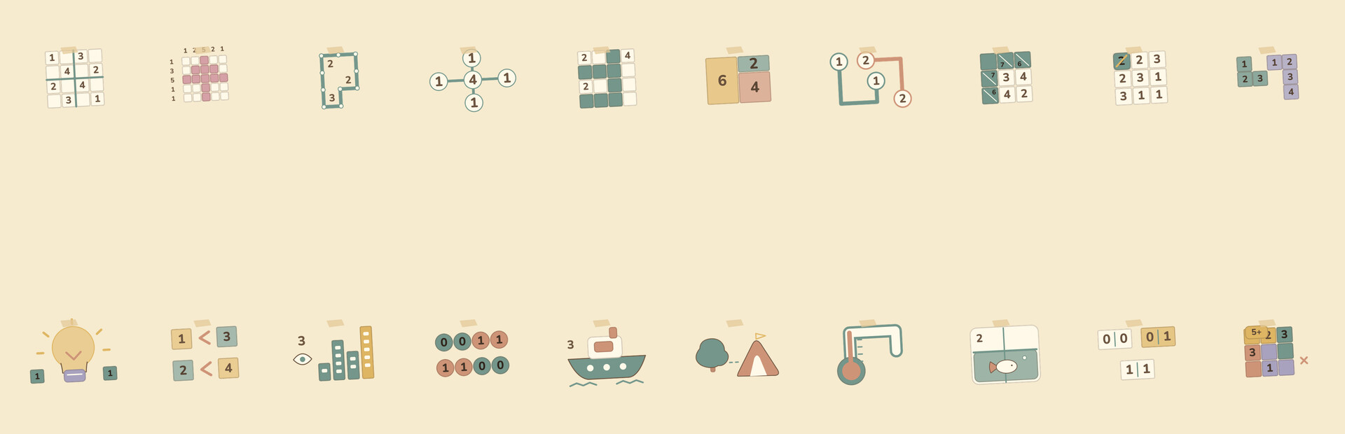 N in One Logic Puzzle Collection — Sudoku, Nonograms, Hashi & Slitherlink