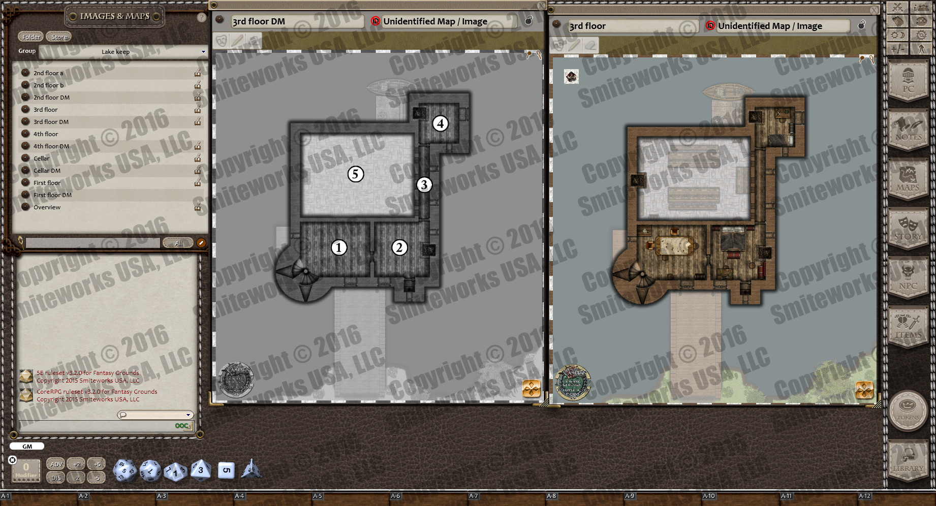 Fantasy Grounds - Map Pack: Lake Keep screenshot 3
