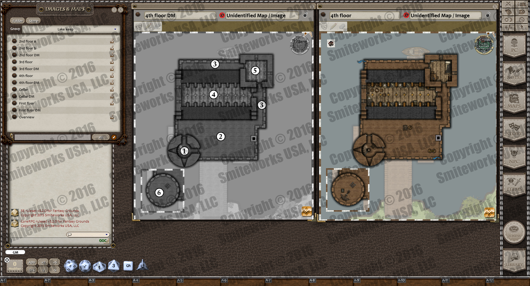 Fantasy Grounds - Map Pack: Lake Keep screenshot 2