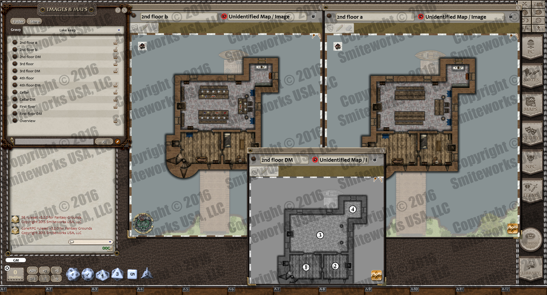 Fantasy Grounds - Map Pack: Lake Keep screenshot 4