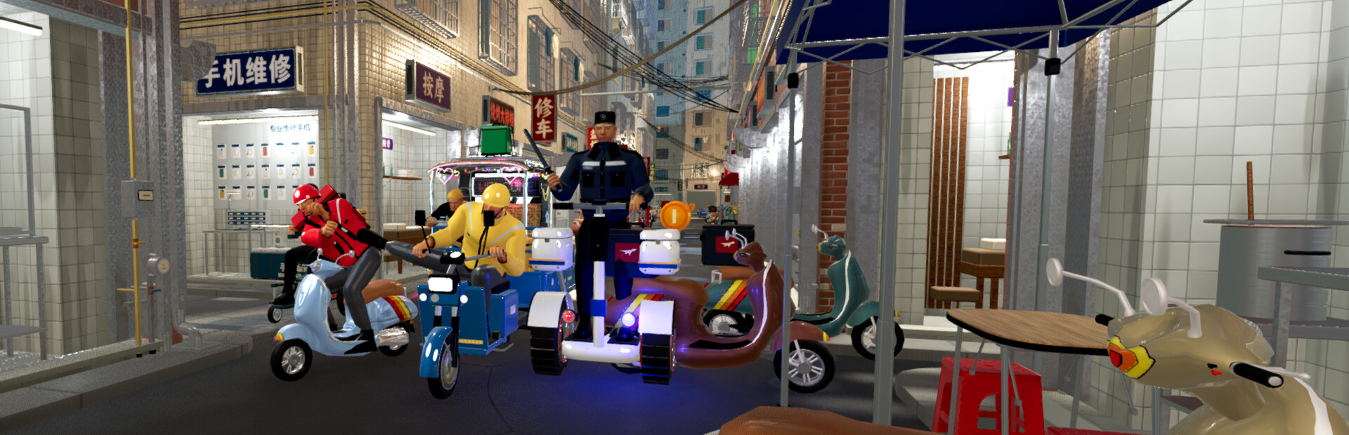 Into the Chaos: Reliable Delivery Riders