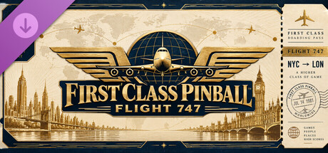 FIRST CLASS PINBALL FLIGHT 747