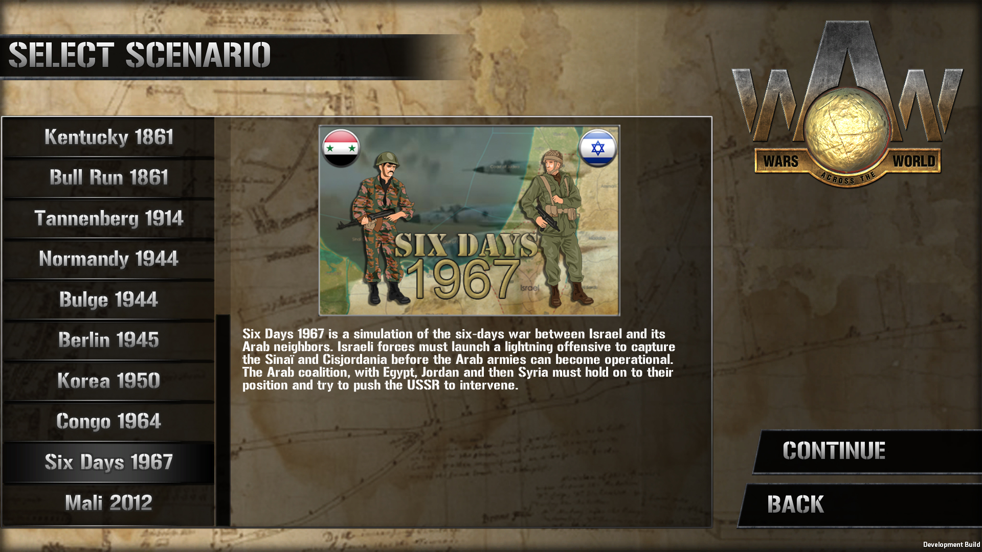 Wars Across the World: Six Days 1967 on Steam