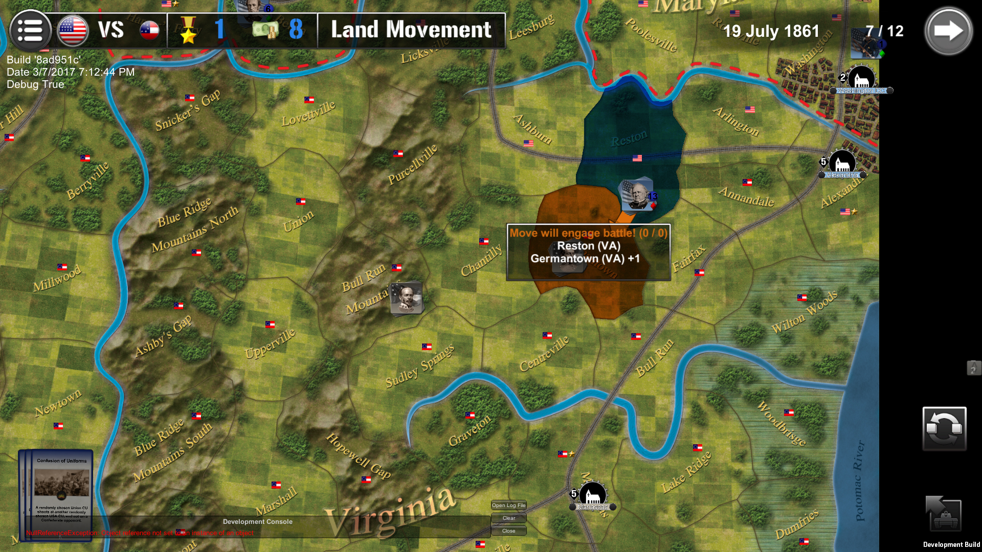 Wars Across the World: Bull Run 1861 screenshot 8