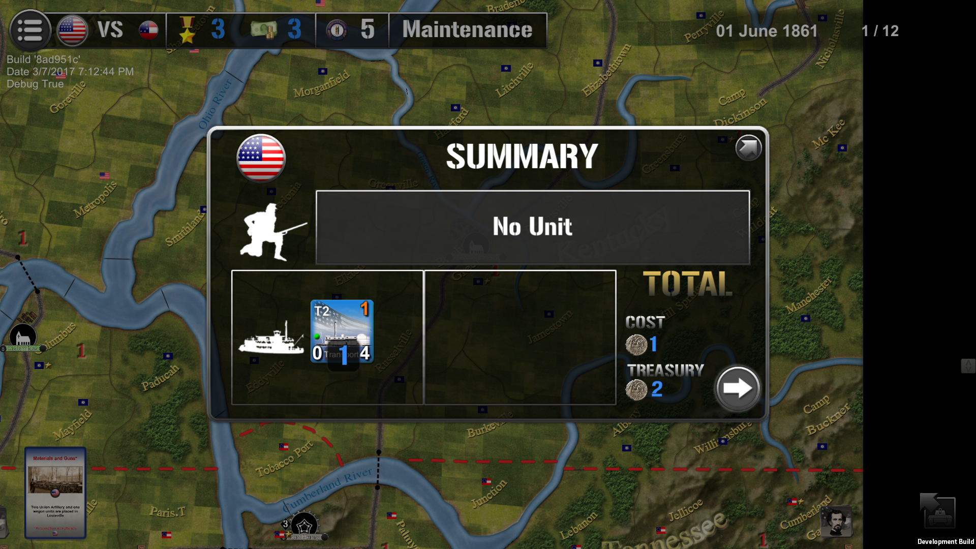 Wars Across the World: Kentucky 1861 screenshot 7