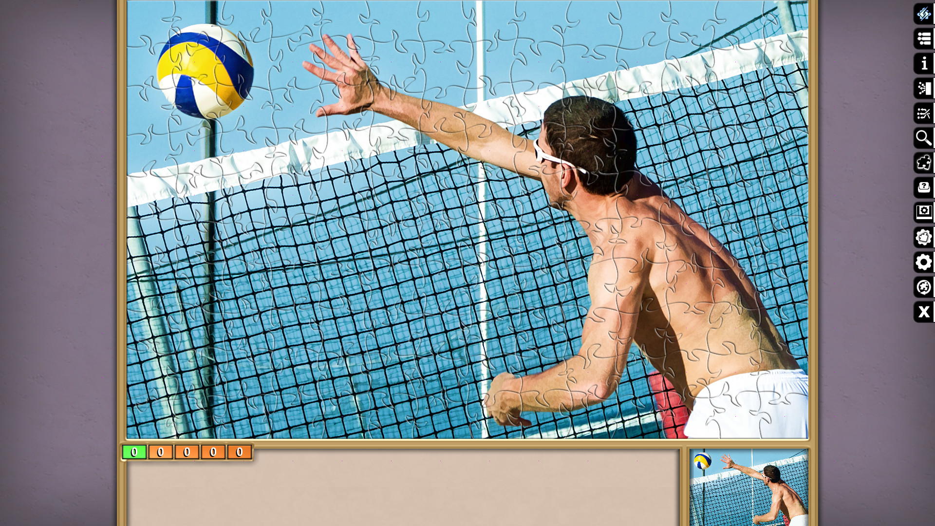 Jigsaw Puzzle Pack - Pixel Puzzles Ultimate: Beach Volleyball screenshot 2