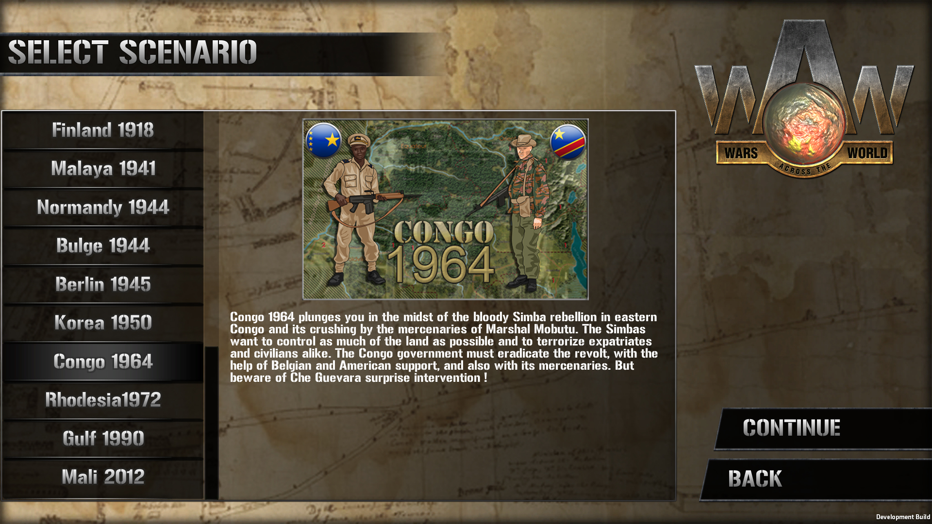 Wars Across the World: Congo 1964 screenshot 1