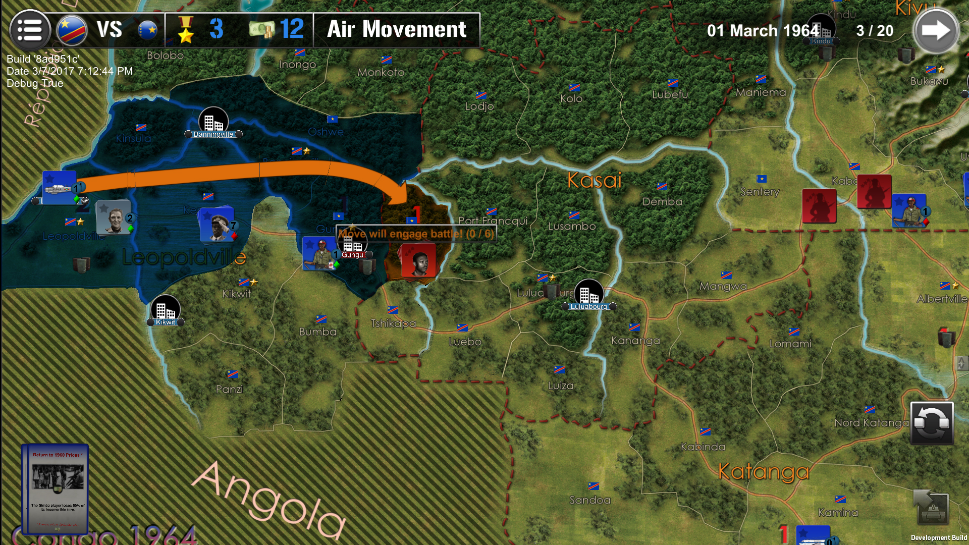 Wars Across the World: Congo 1964 screenshot 8