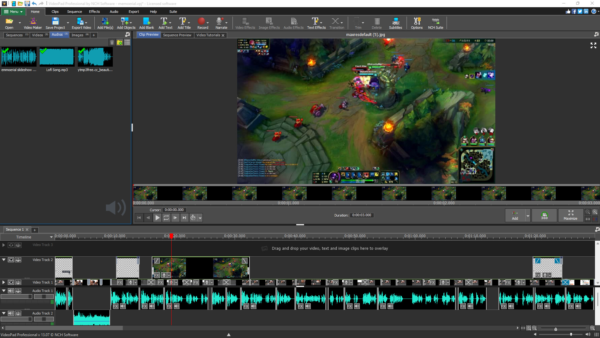 VideoPad screenshot 5