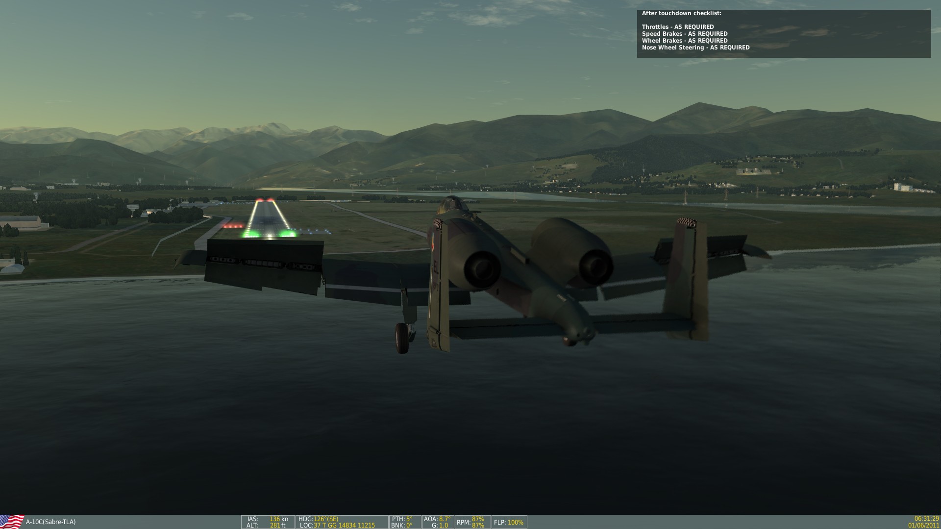 A-10C: Basic Flight Training Campaign screenshot 1
