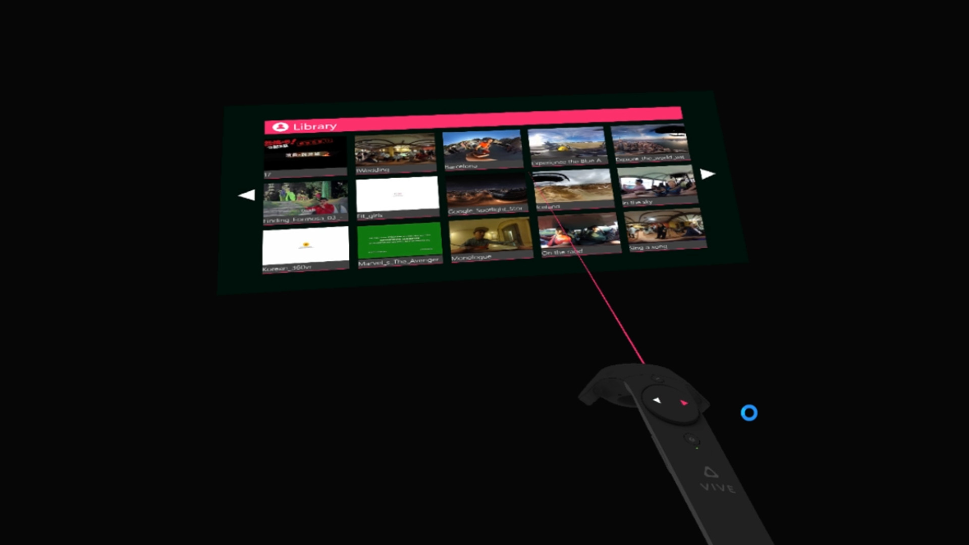 SourVR Video Player screenshot 1