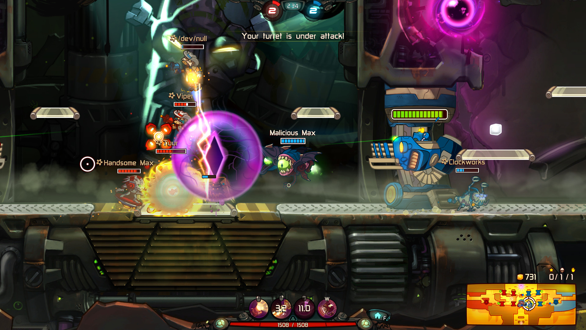 Awesomenauts - Malicious Max Skin screenshot 5