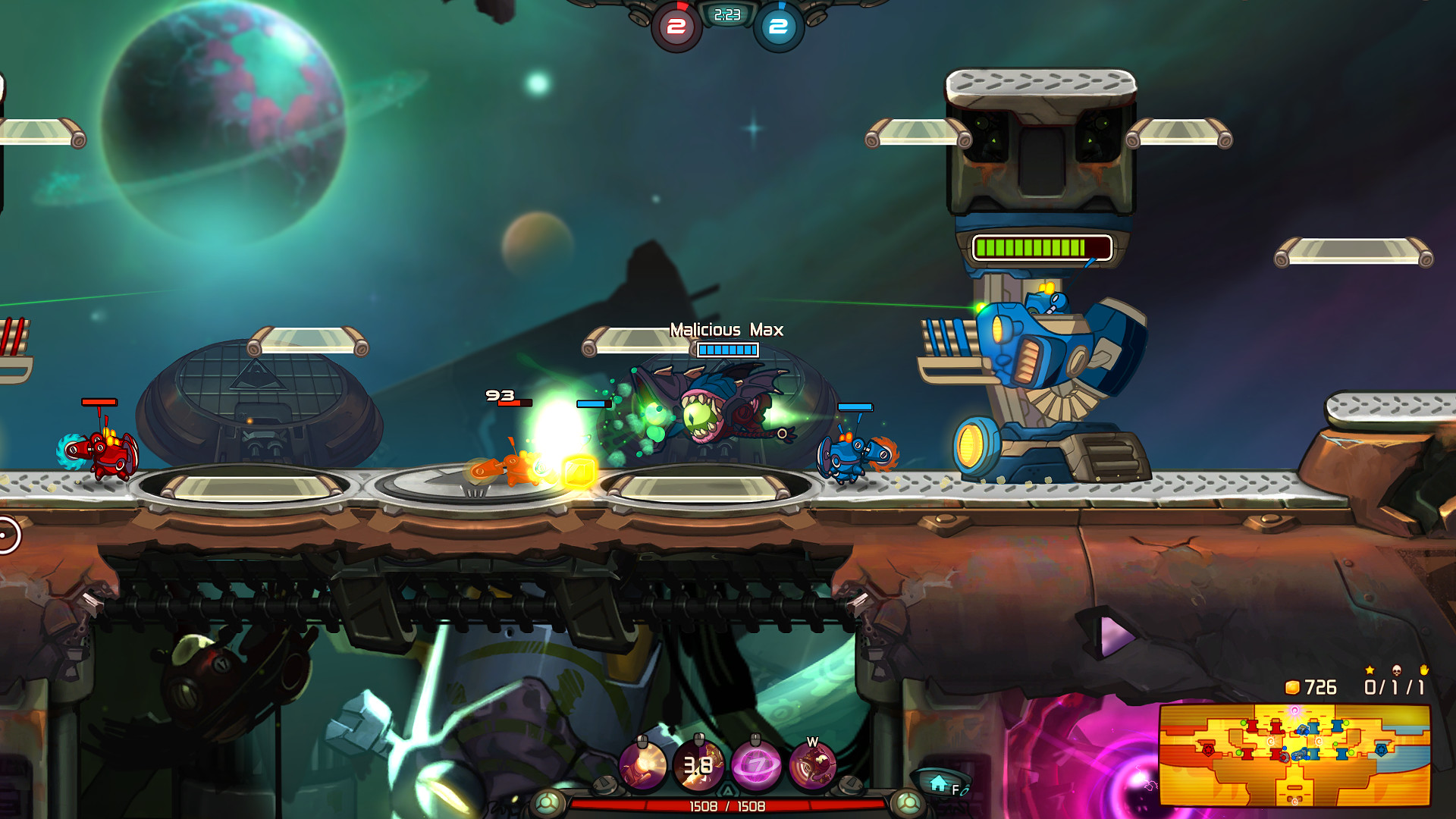 Awesomenauts - Malicious Max Skin screenshot 3