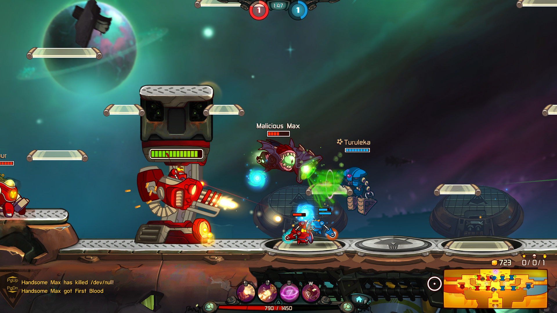 Awesomenauts - Malicious Max Skin screenshot 4