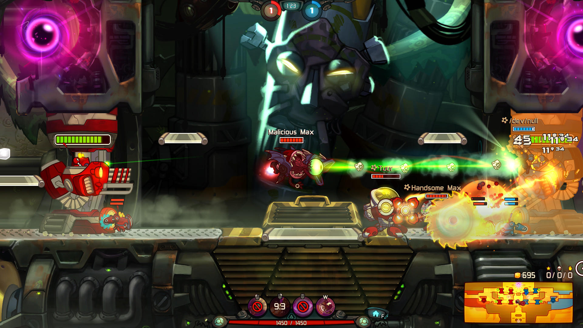 Awesomenauts - Malicious Max Skin screenshot 6