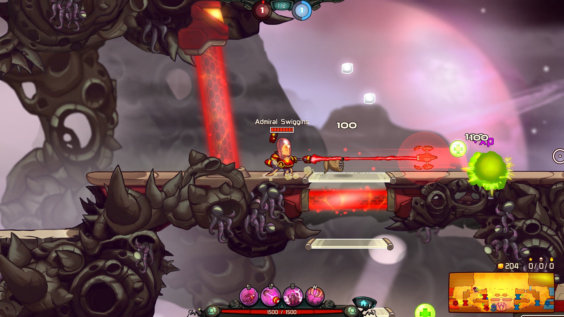 Admiral Swiggins - Awesomenauts Character screenshot 7