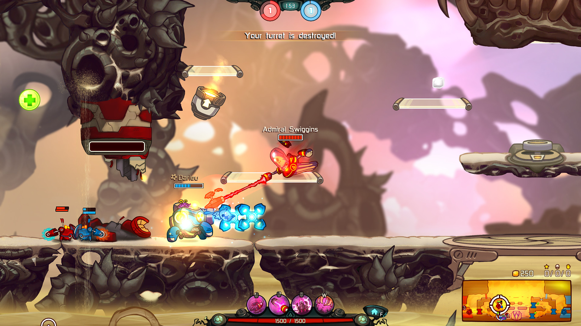 Admiral Swiggins - Awesomenauts Character screenshot 8