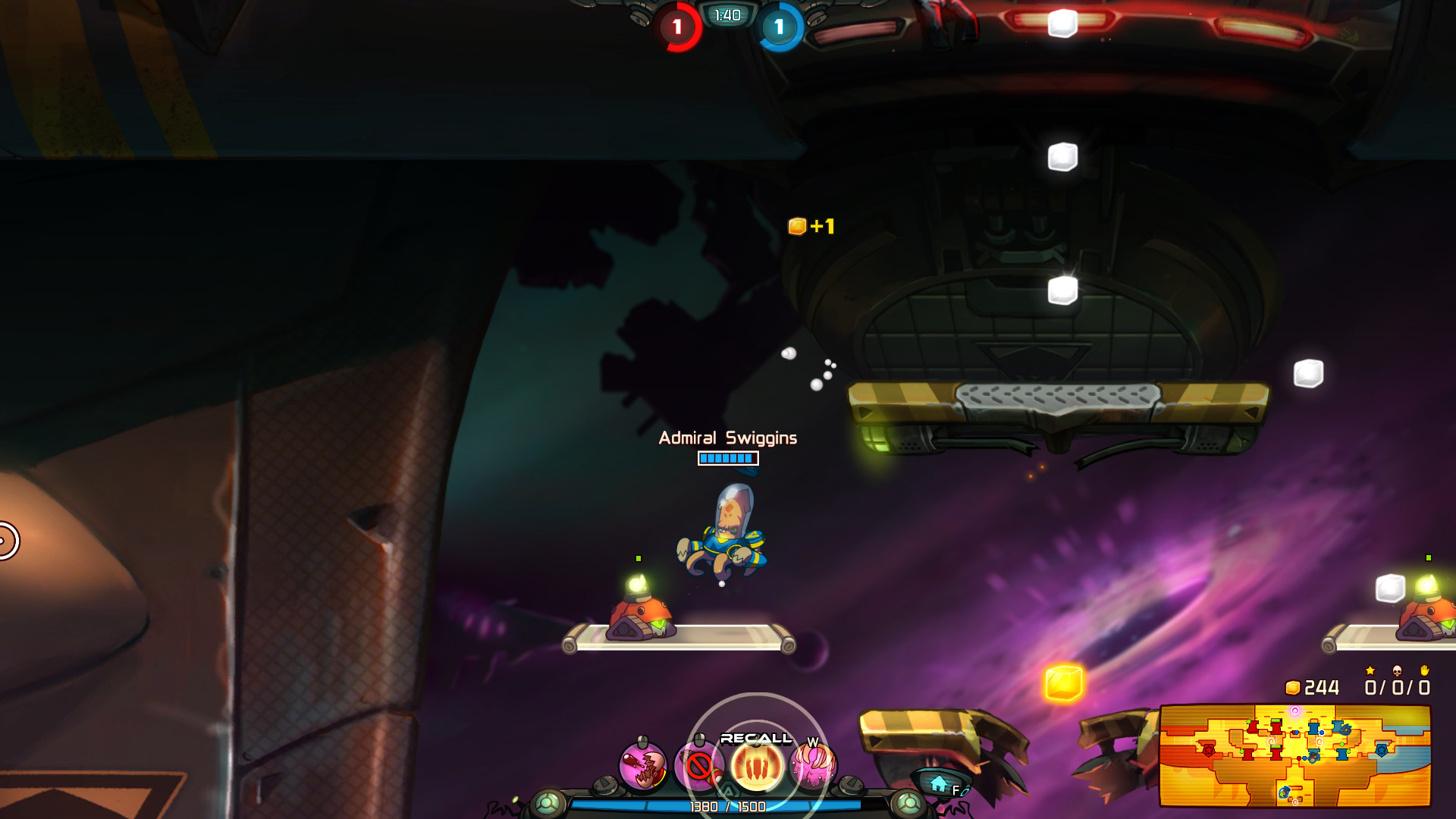 Admiral Swiggins - Awesomenauts Character screenshot 3