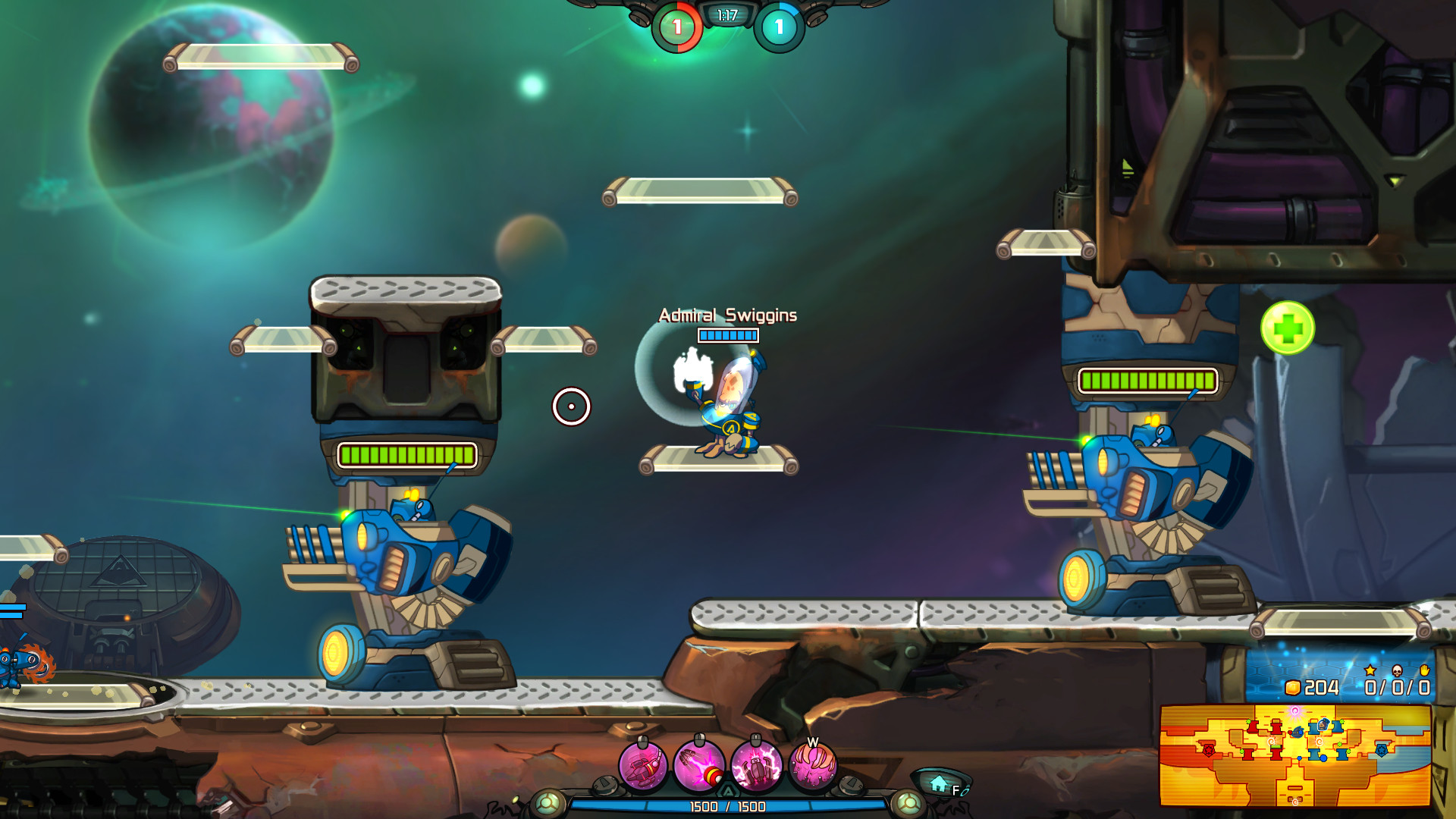 Admiral Swiggins - Awesomenauts Character screenshot 5