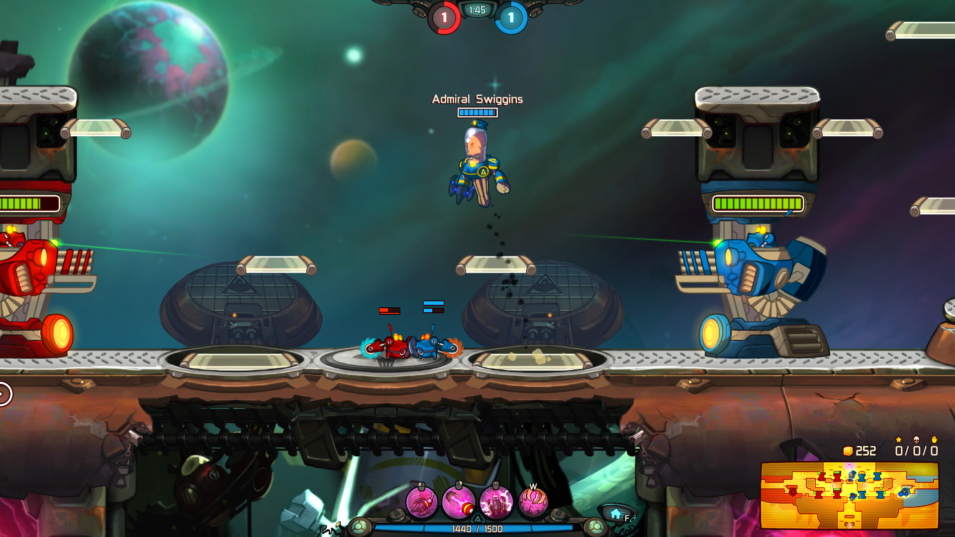 Admiral Swiggins - Awesomenauts Character screenshot 4