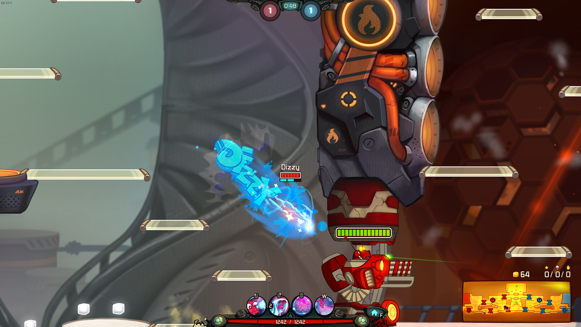 Dizzy - Awesomenauts Character screenshot 2