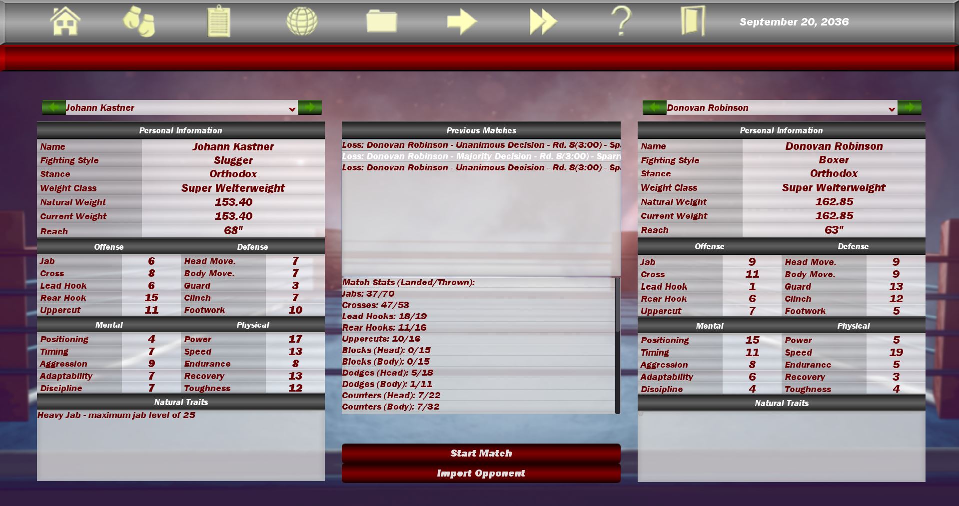 World Boxing Manager screenshot 9