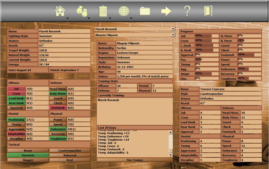 World Boxing Manager screenshot 13