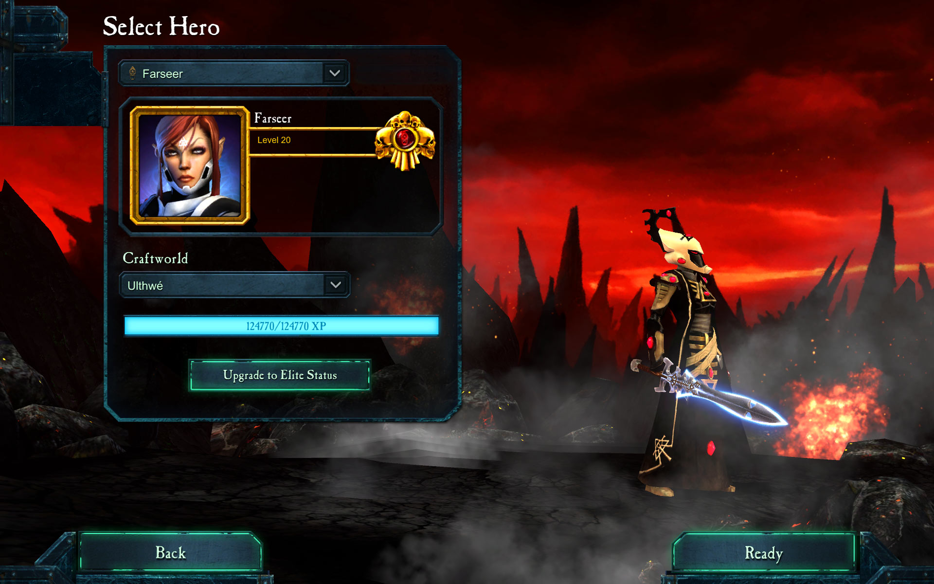 Warhammer 40,000: Dawn of War II - Retribution - Farseer Wargear DLC screenshot 1