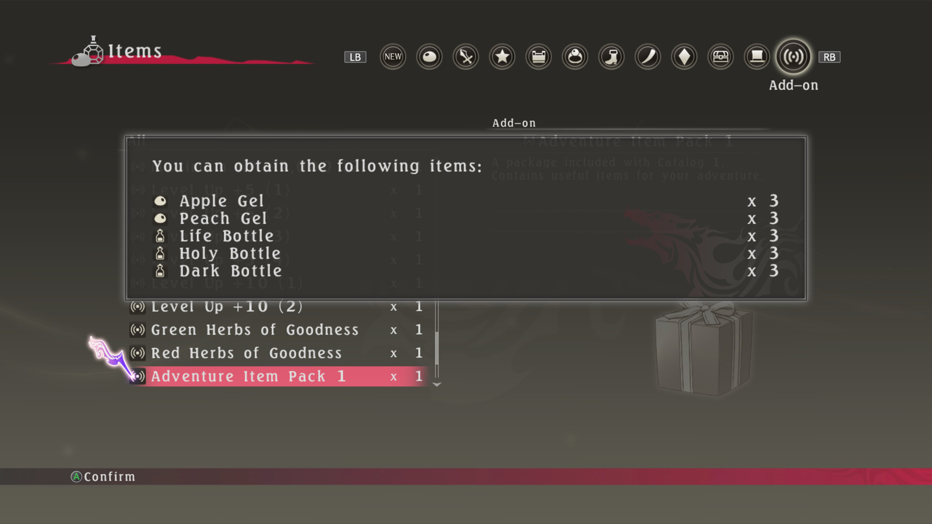 Tales of Berseria™ - Adventure Item Pack 1 screenshot 1