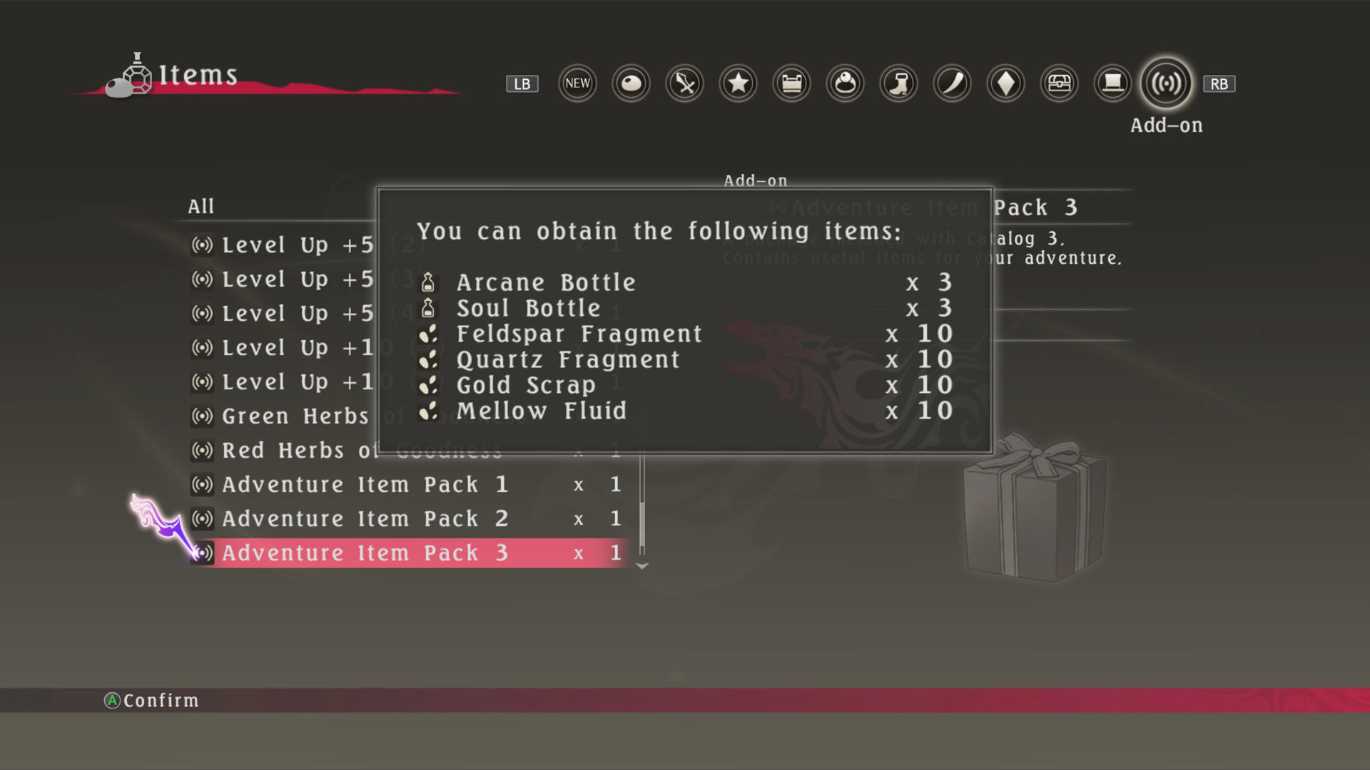 Tales of Berseria™ - Adventure Item Pack 3 screenshot 2