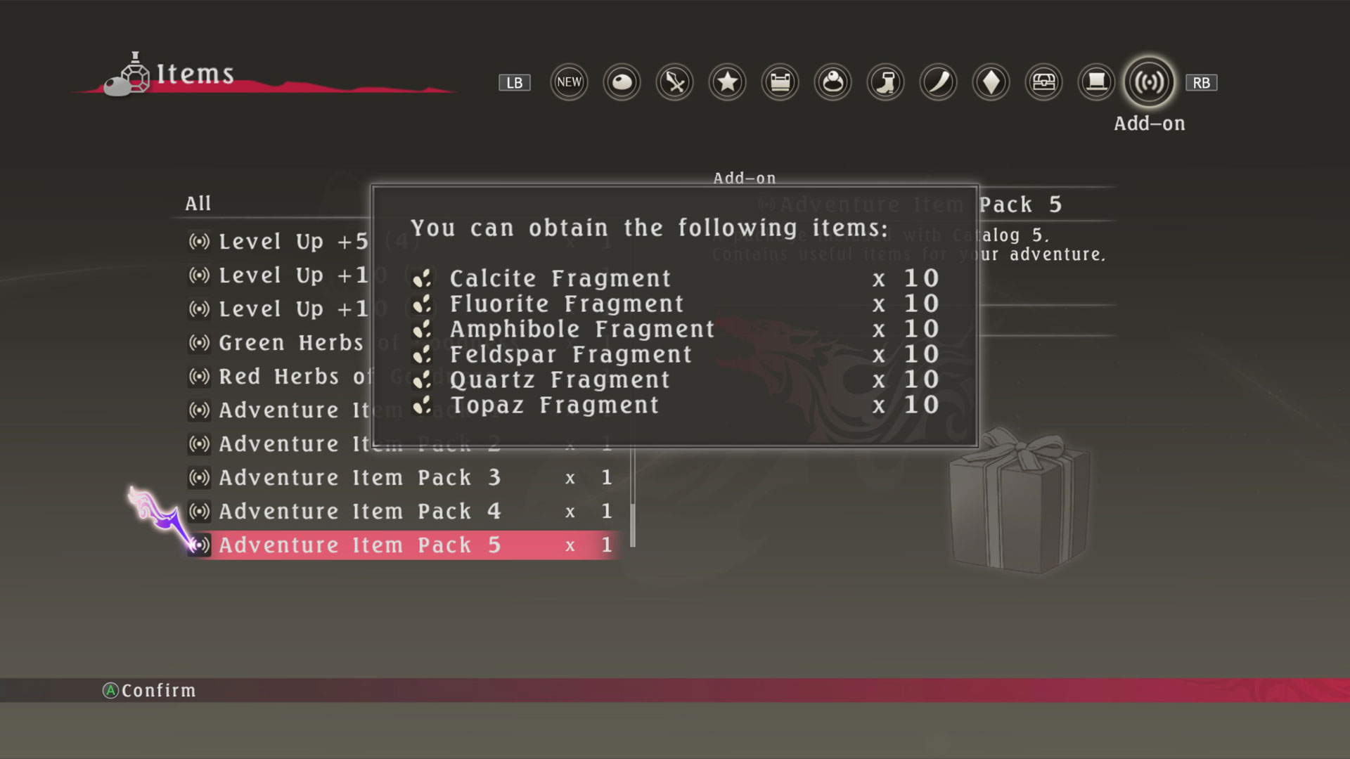 Tales of Berseria™ - Adventure Item Pack 5 screenshot 2