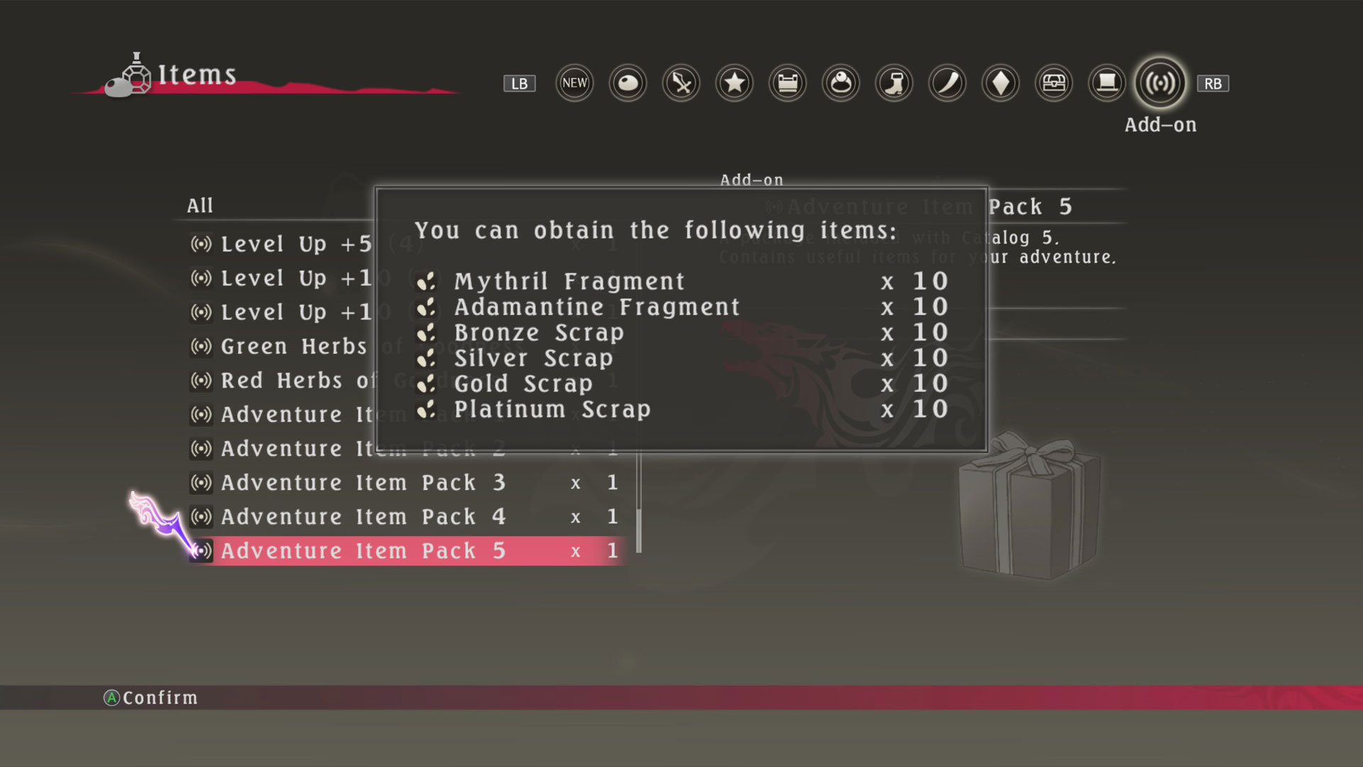 Tales of Berseria™ - Adventure Item Pack 5 screenshot 3