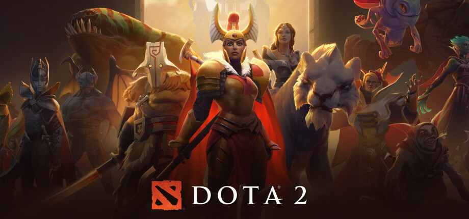 Official Dota 2 banner used to verify the Steam game page before changing controls and interface settings