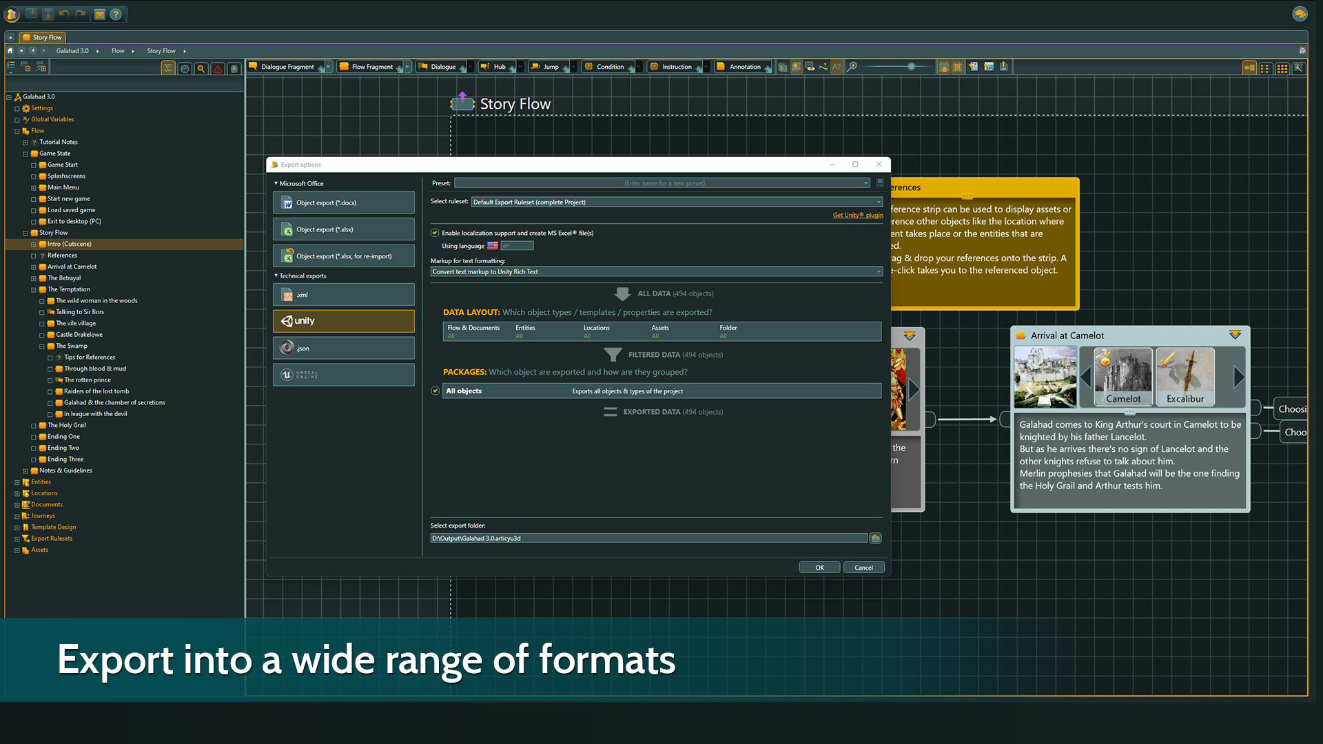 articy:draft 3 screenshot 8