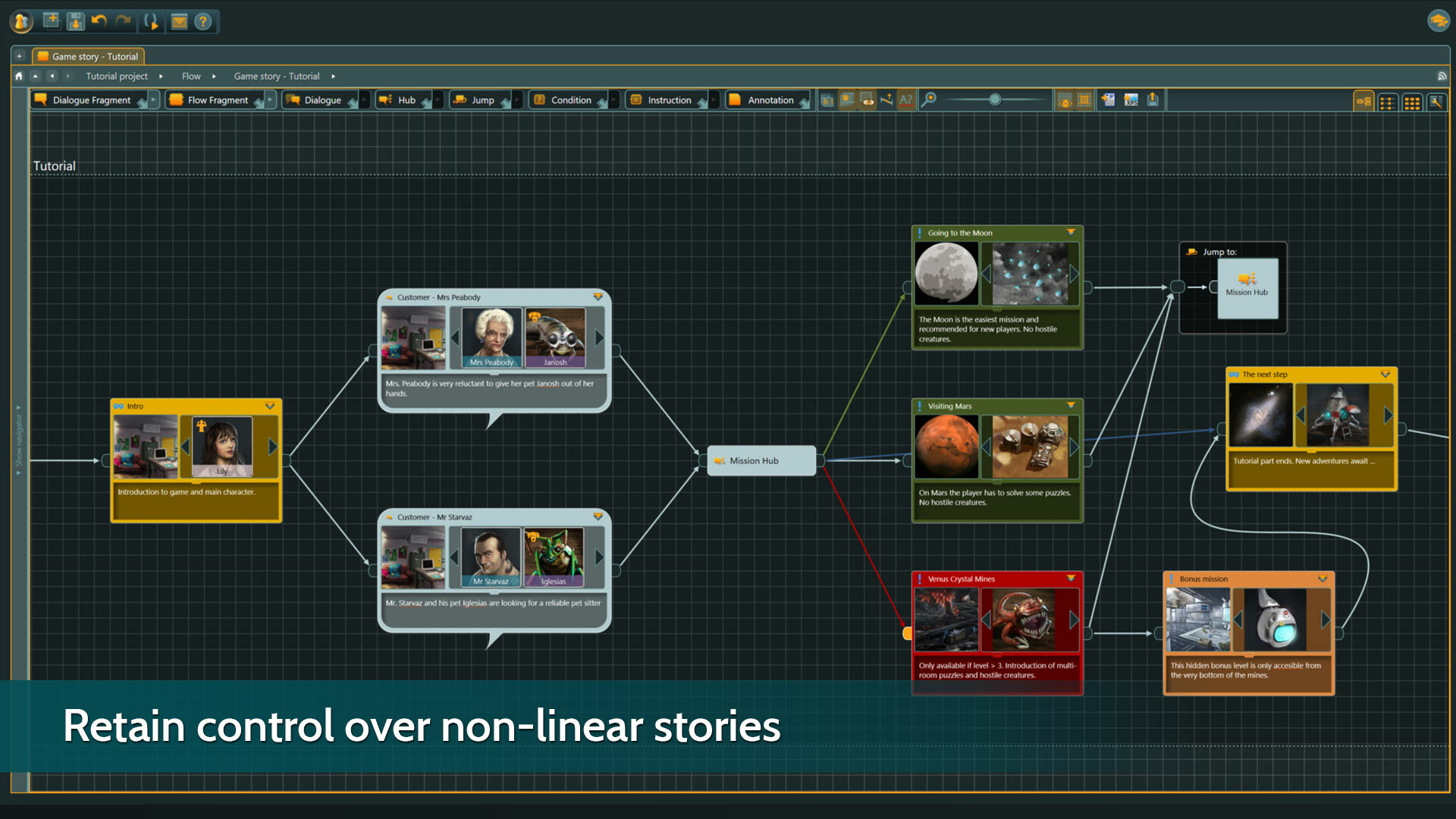 articy:draft 3 screenshot 1
