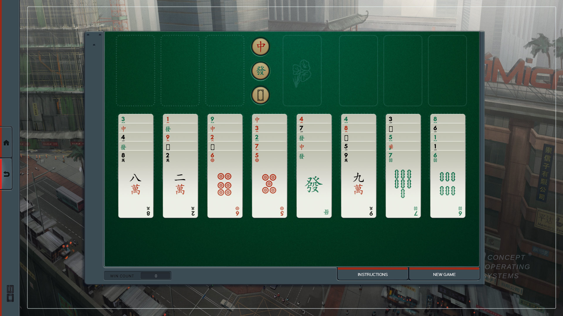 SHENZHEN SOLITAIRE screenshot 1