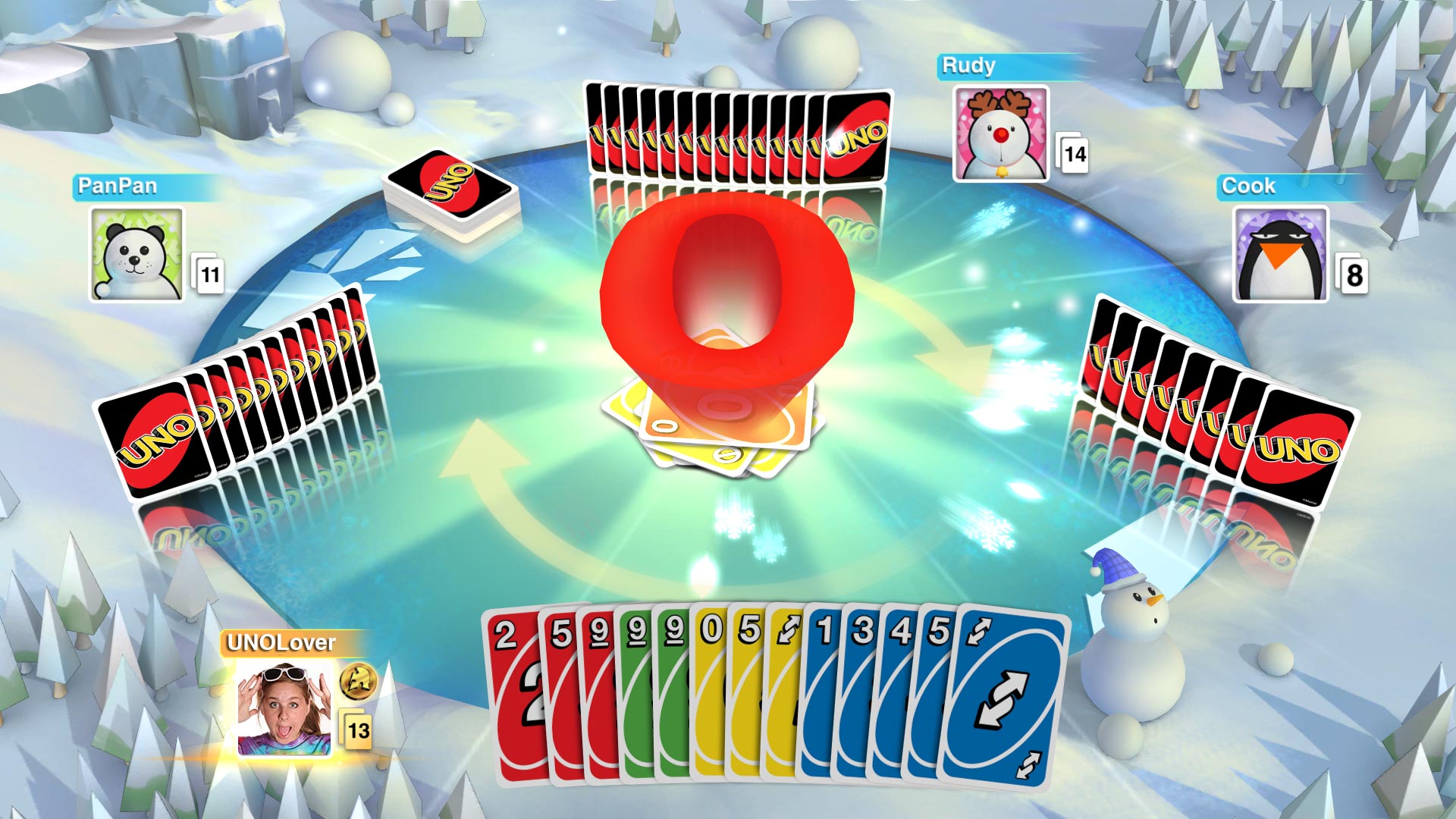 Uno - Winter Theme screenshot 6