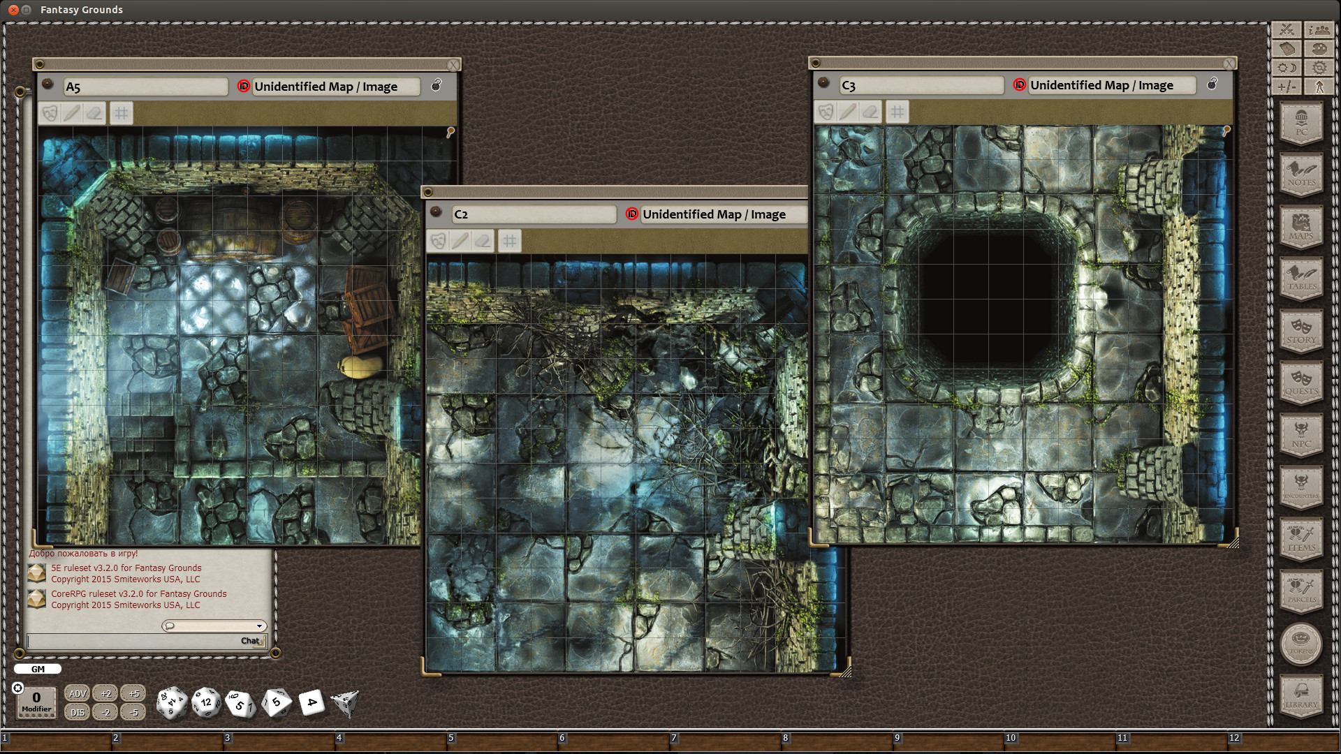 Fantasy Grounds - Black Scrolls Sewer (Map Pack) screenshot 4