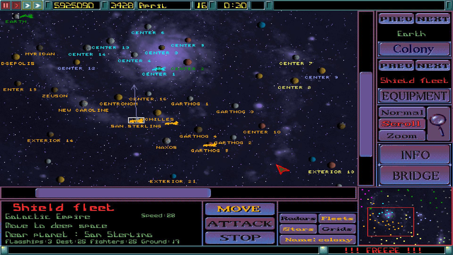 Imperium Galactica screenshot 4