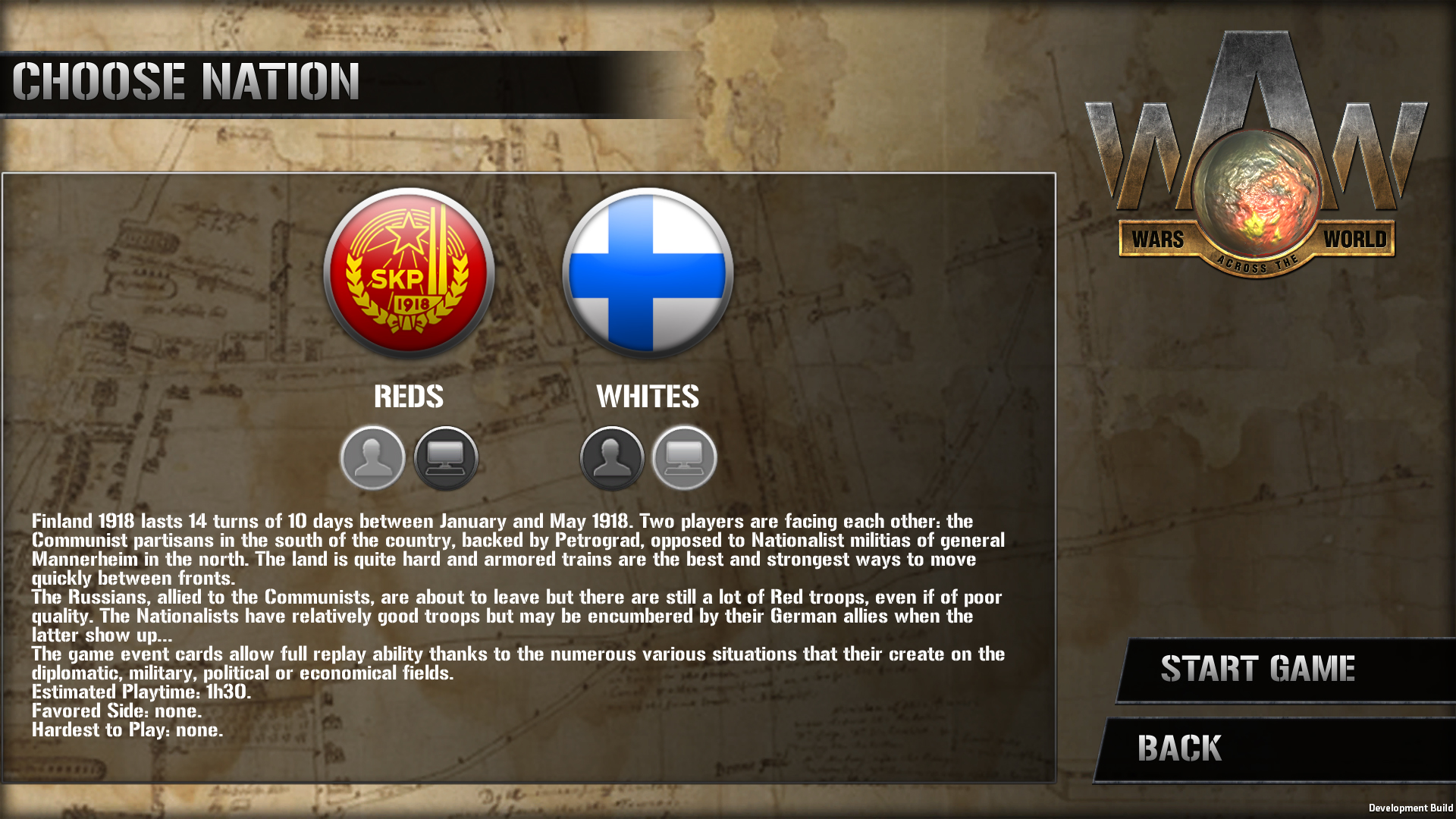 Wars Across the World: Finland 1918 screenshot 2