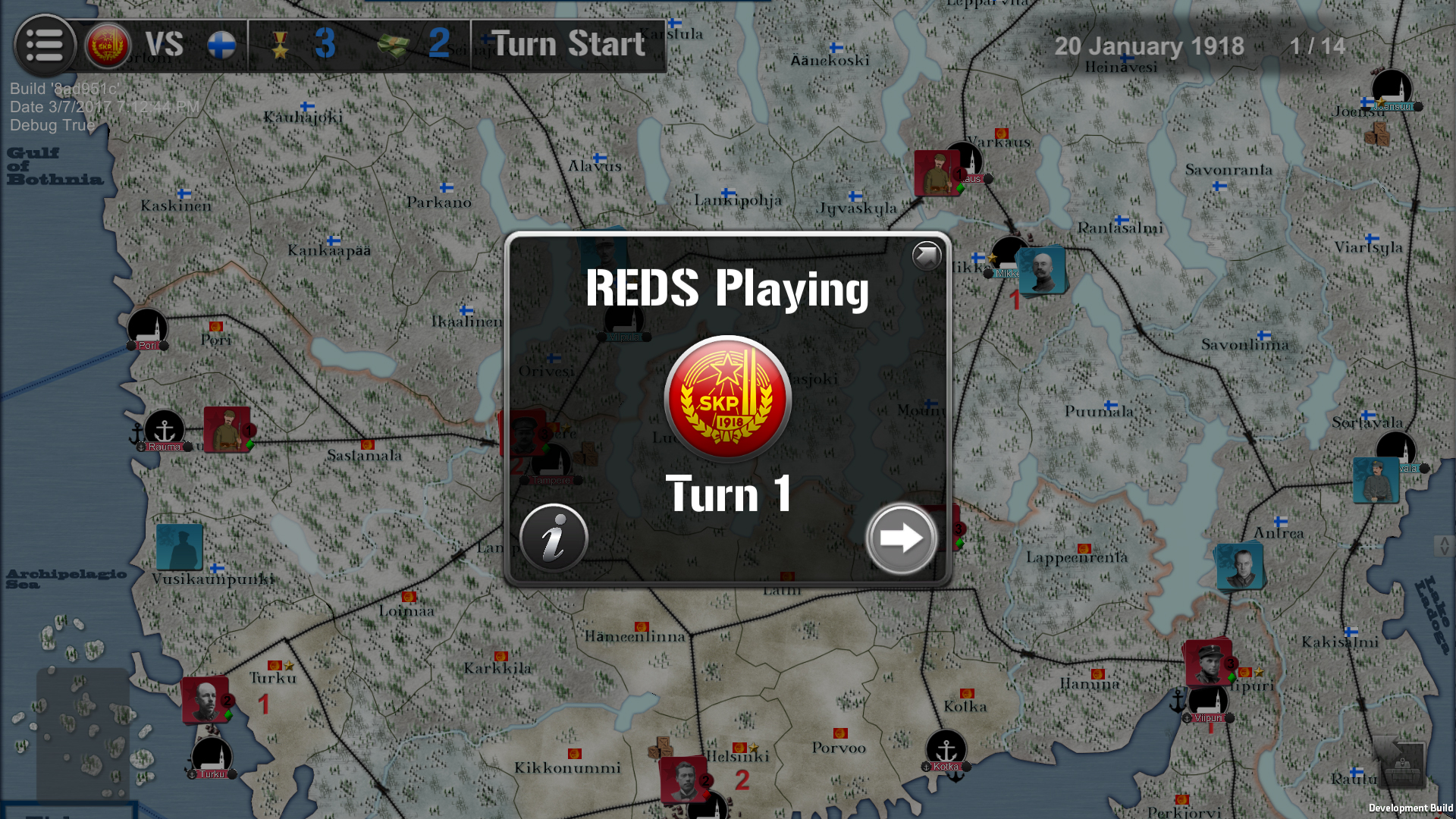 Wars Across the World: Finland 1918 screenshot 3