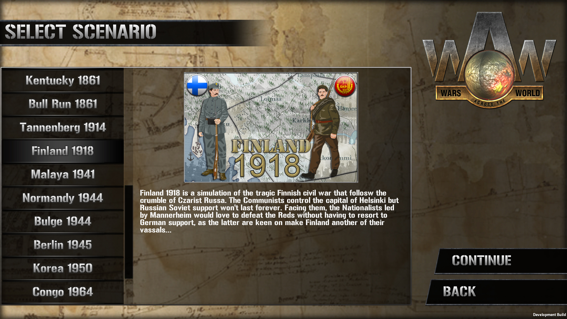 Wars Across the World: Finland 1918 screenshot 1