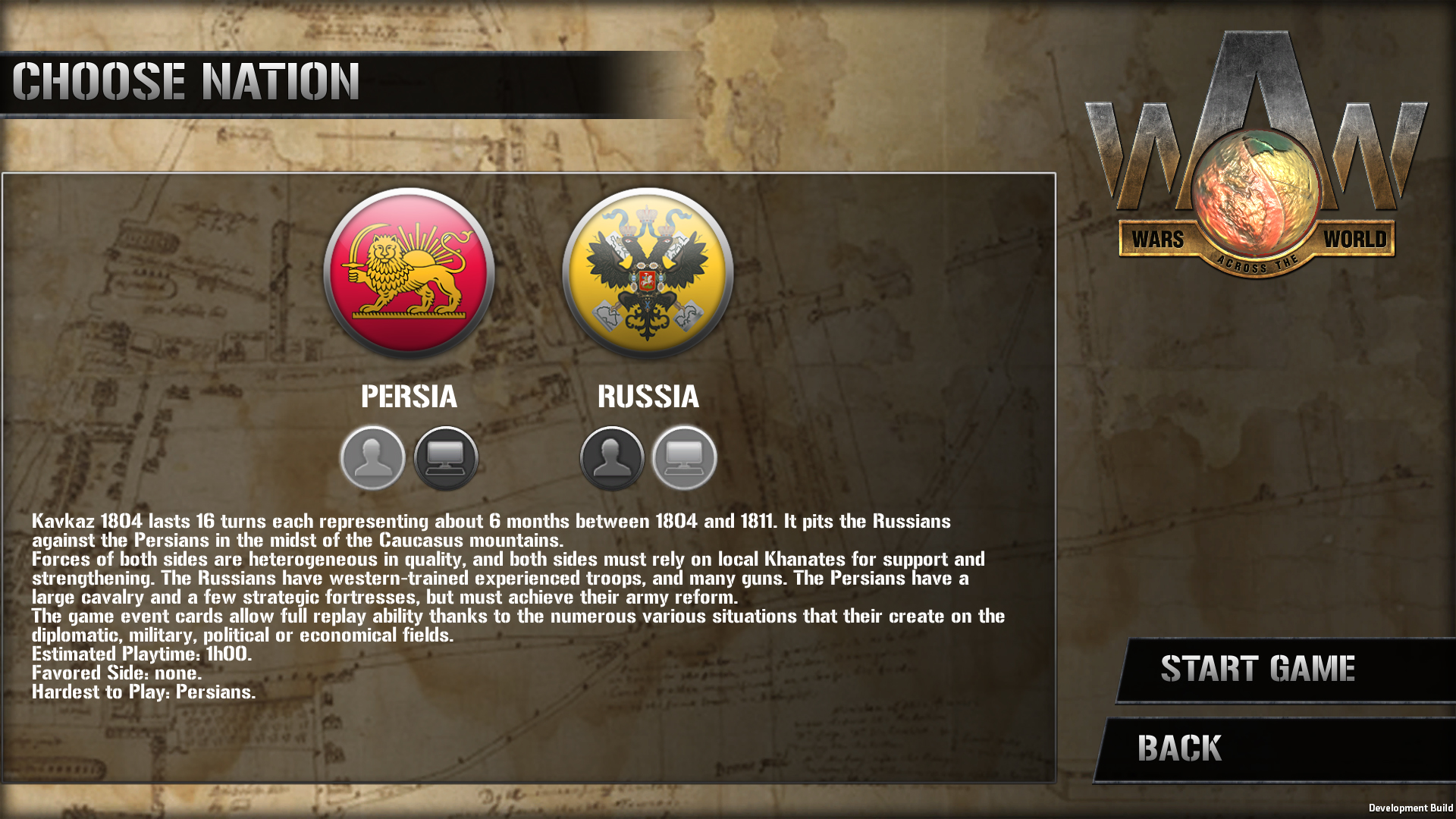 Wars Across the World: Kavkaz 1804 screenshot 2