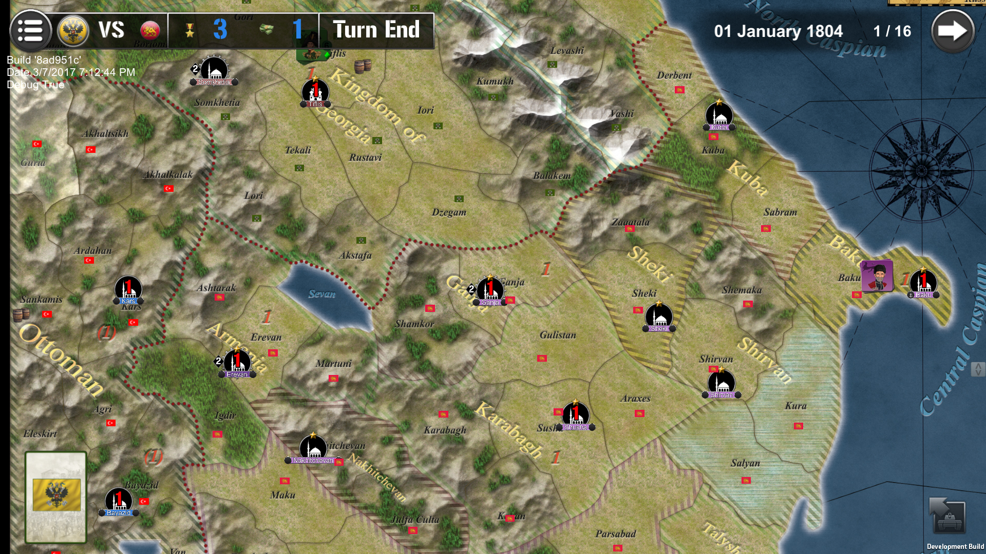 Wars Across the World: Kavkaz 1804 screenshot 4