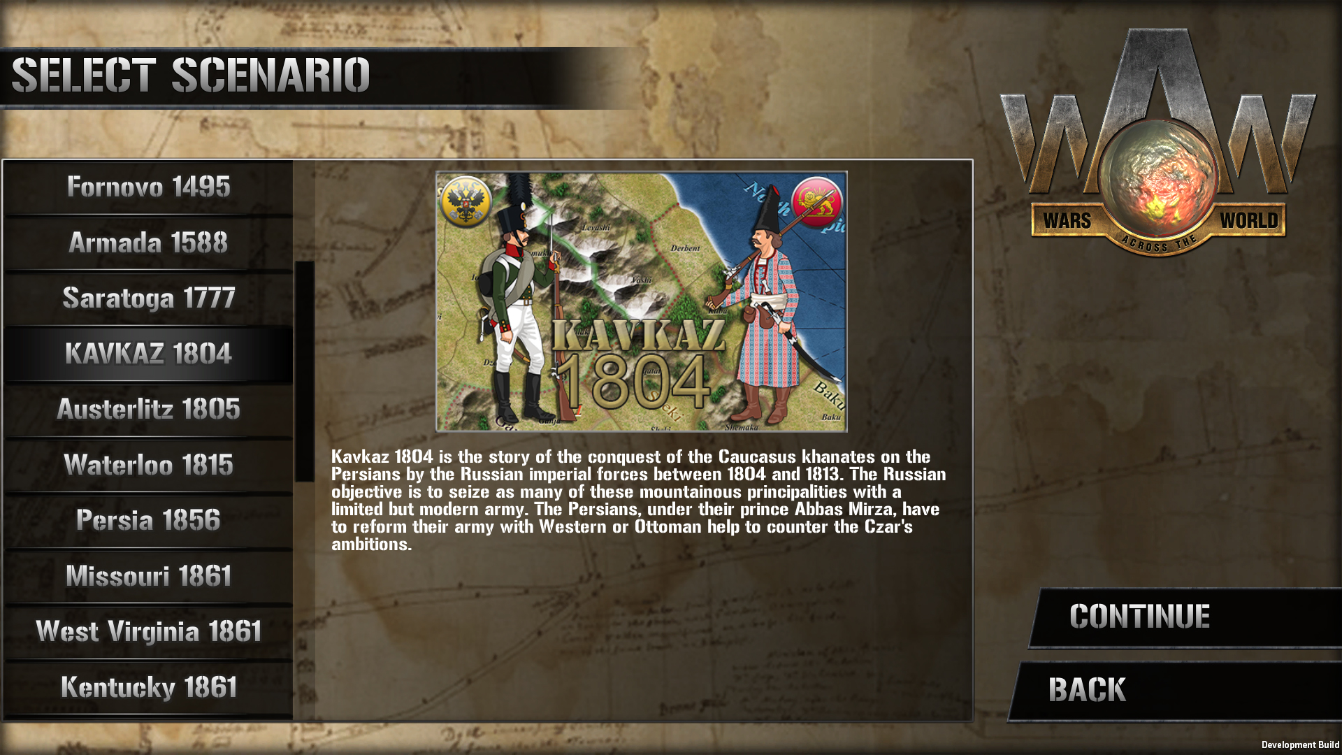 Wars Across the World: Kavkaz 1804 screenshot 1