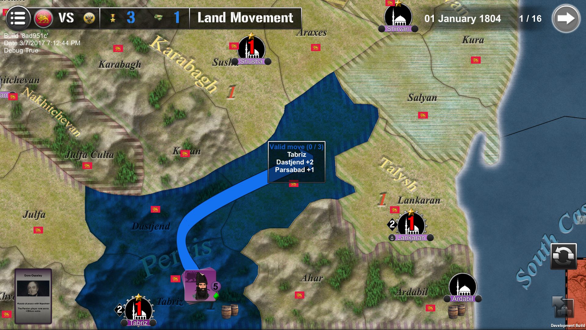Wars Across the World: Kavkaz 1804 screenshot 7