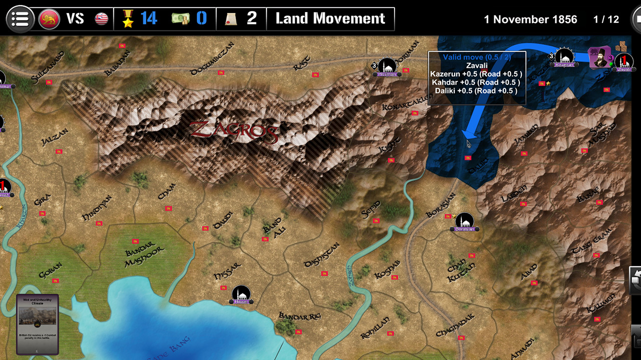 Wars Across The World: Persia 1856 screenshot 13