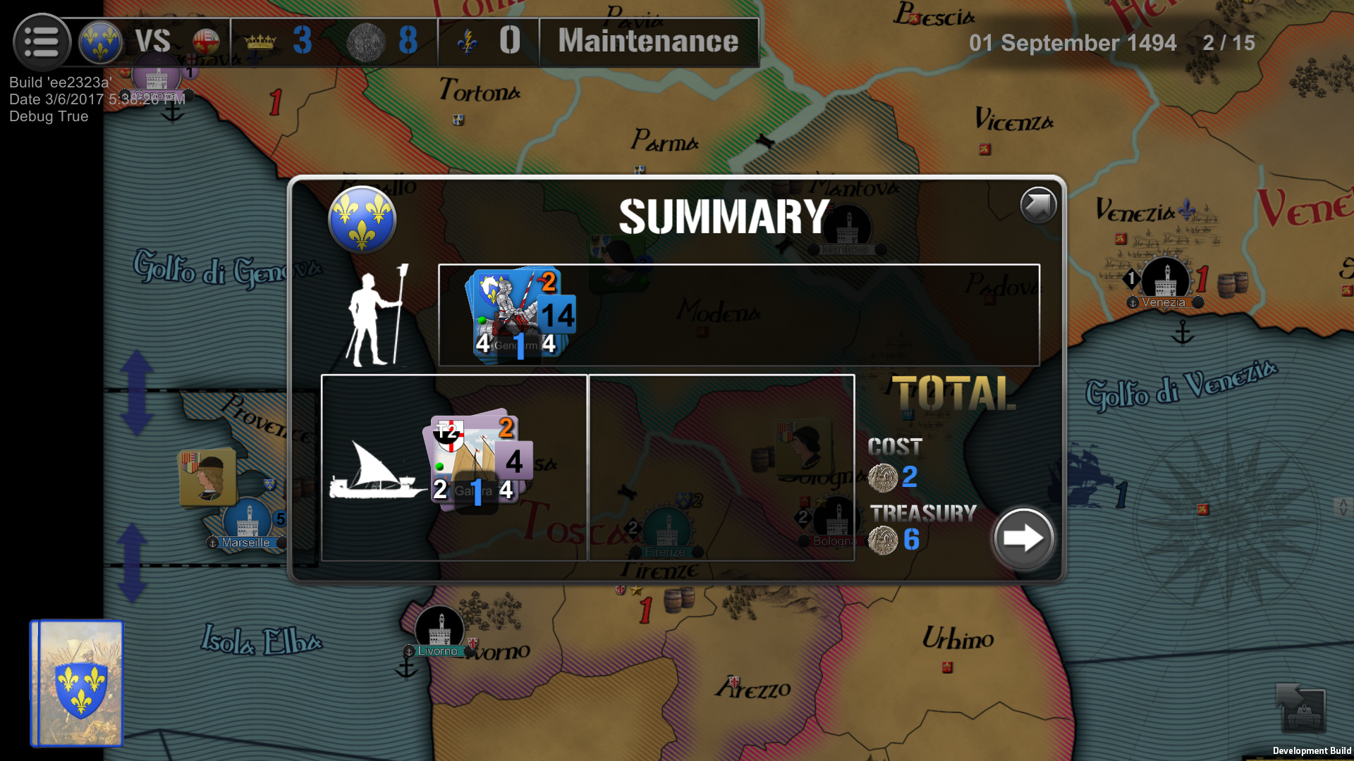 Wars Across the World: Fornovo1495 screenshot 9