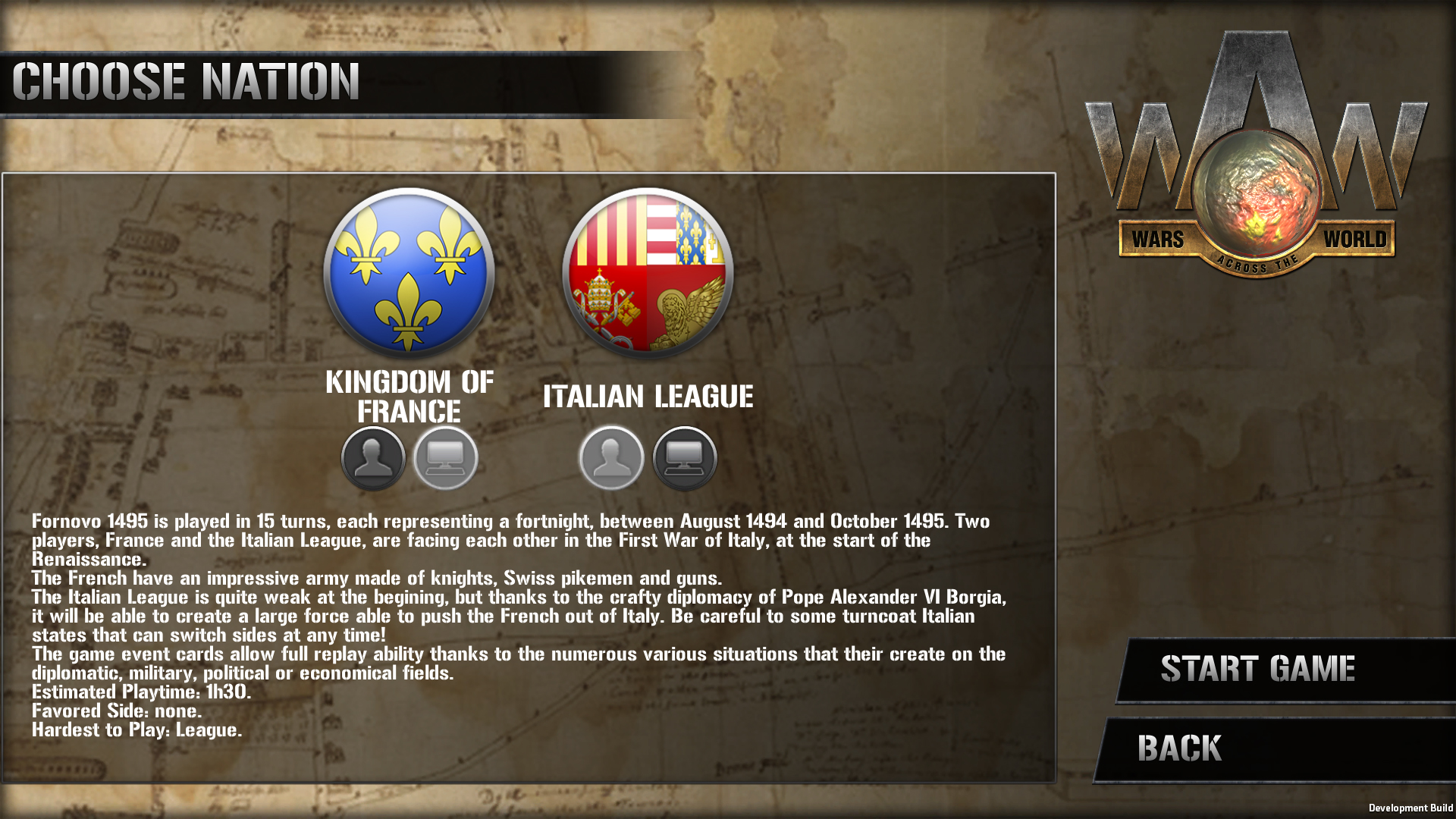 Wars Across the World: Fornovo1495 screenshot 2