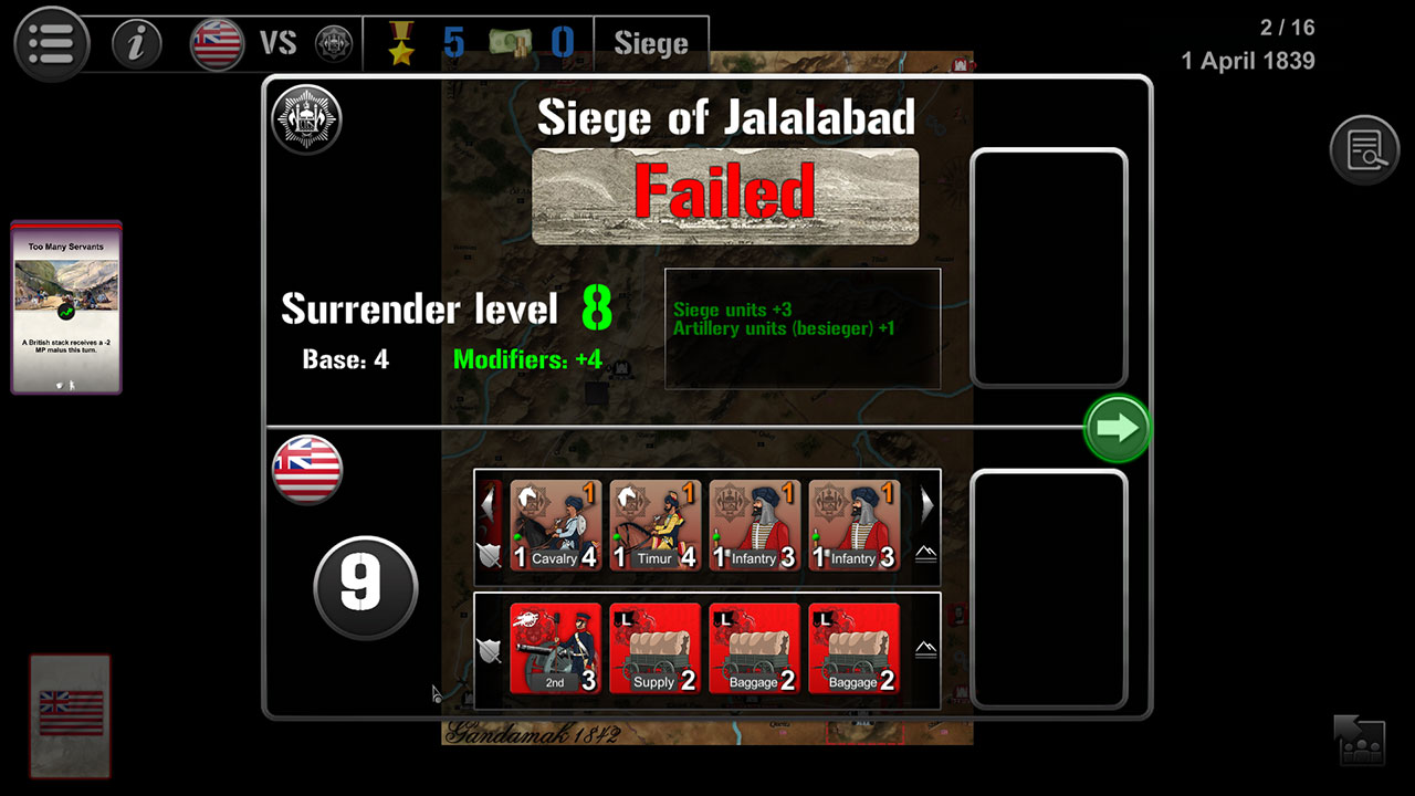 Wars Across the World: Gandamak1842 screenshot 6
